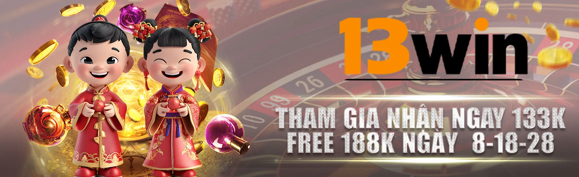 banner trang chủ nhà cái 13win chính thức