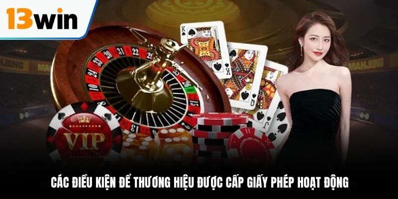 Các điều kiện để thương hiệu được cấp giấy phép hoạt động